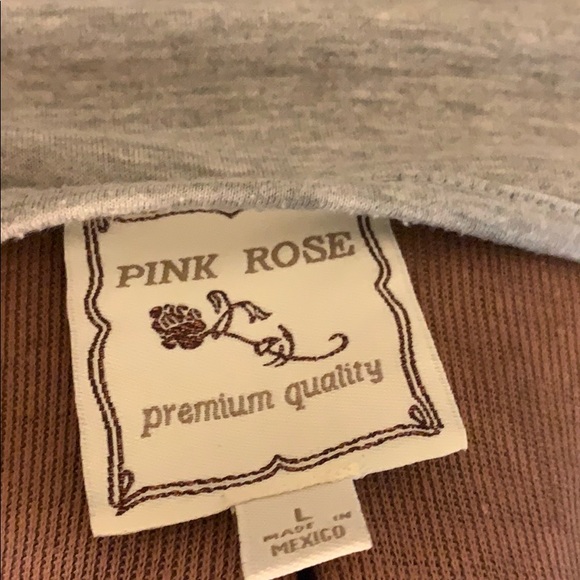 Loose fitting gray top with lace - Picture 4 of 4